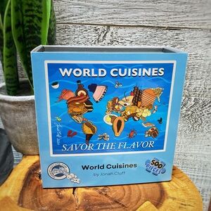 3/$30 | Boardwalk/Speedpuzzling | "World Cuisines" 500pcs Jigsaw Puzzle